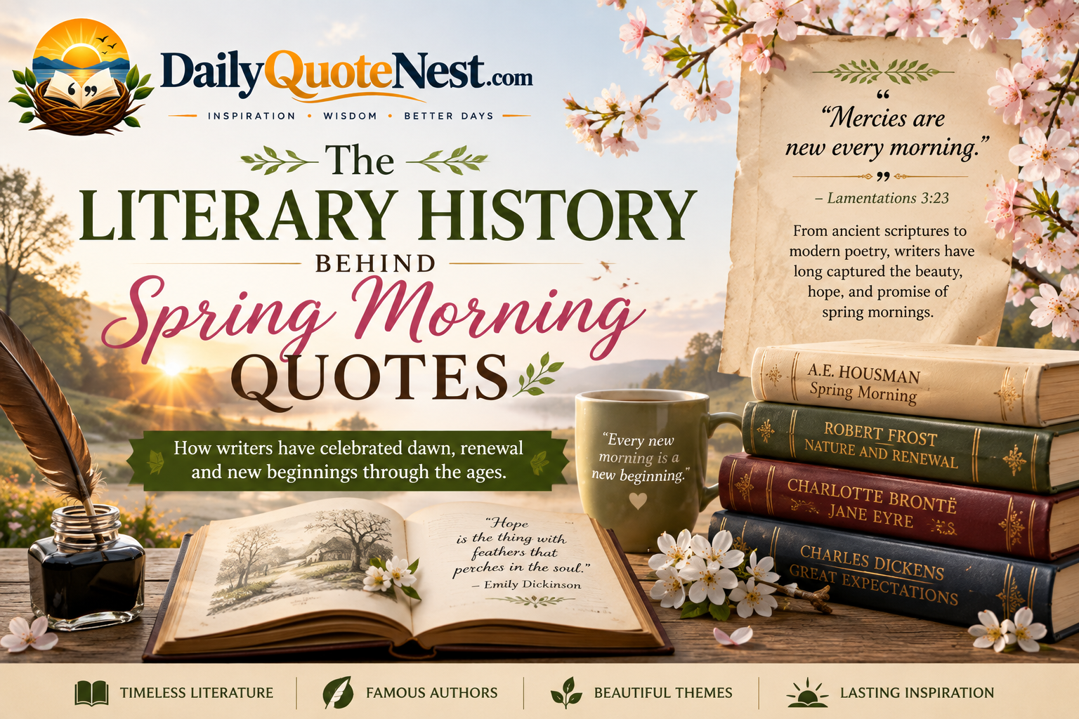 The Literary History Behind Spring Morning Quotes